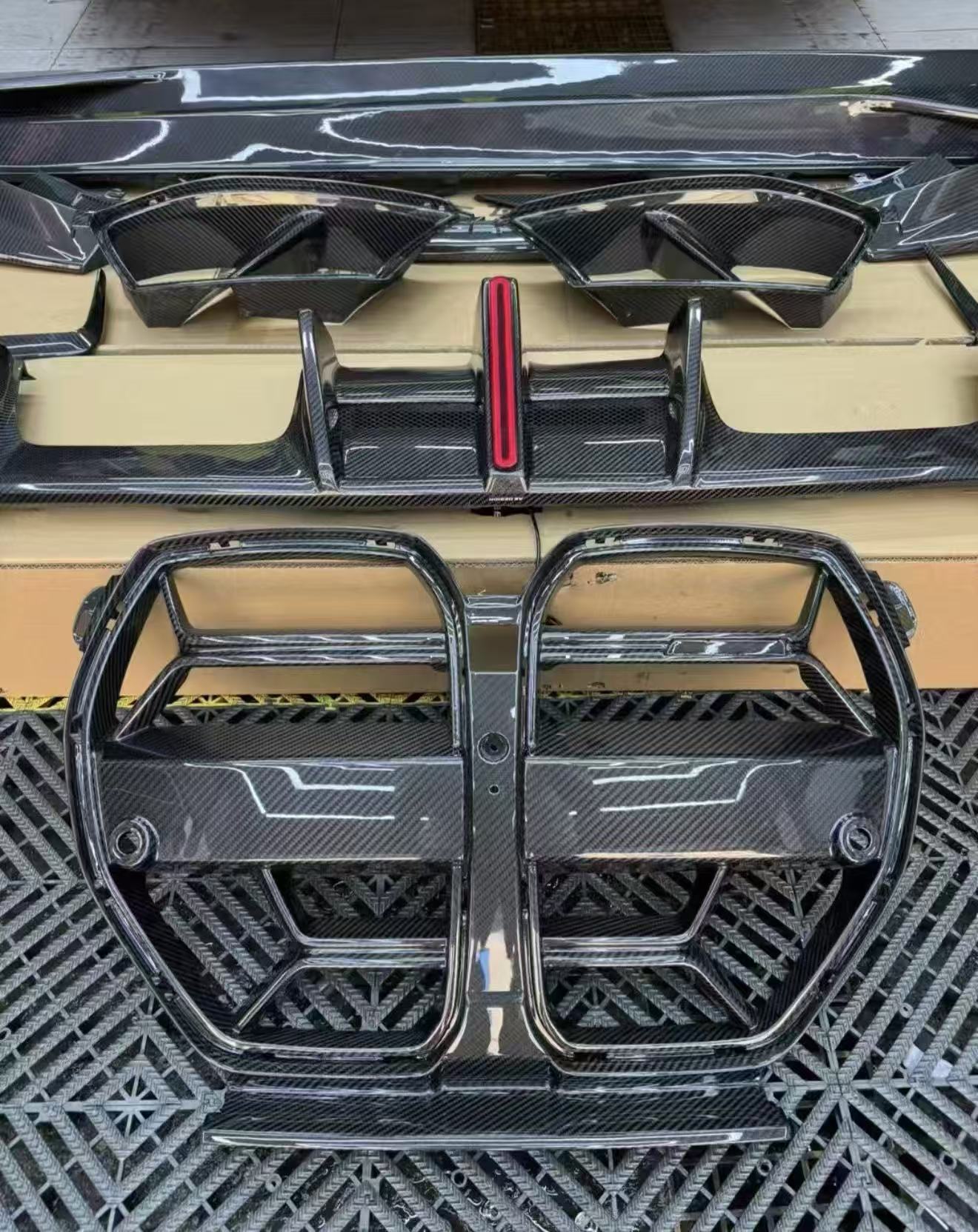 Carbon fiber automotive upgrade parts